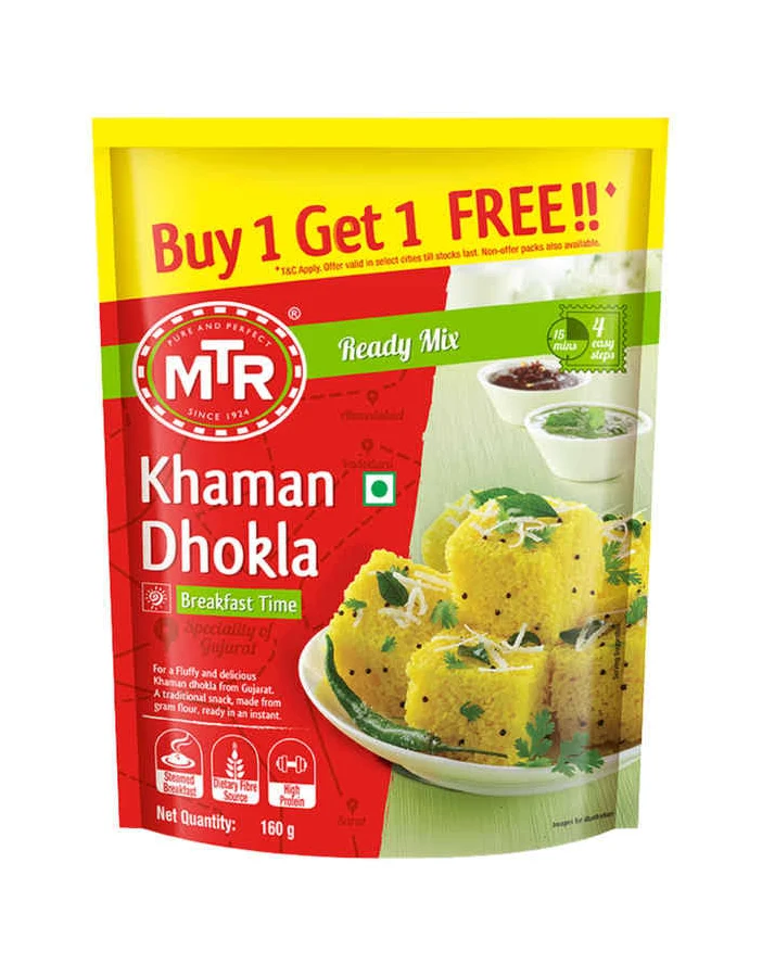 Mtr Instant Khaman Dhokla Mix 160 g